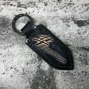 Handmade Suzuki Hayabusa leather keychain in Black. 1EA - Picture 1 of 8