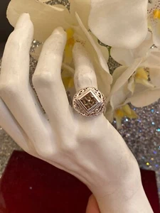 VINTAGE STERLING SILVER 925 RING SZ 7 - Picture 1 of 12