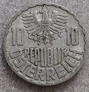 1951 Austria 10 Groschen *C102 - Picture 1 of 3