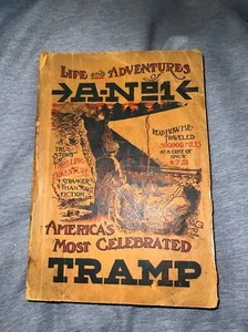 A-No1: America's Most Celebrated tramp, antique rare book, rustic collection - Picture 1 of 4