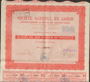Société Agricole du GABON (L) - Foto 1 di 1