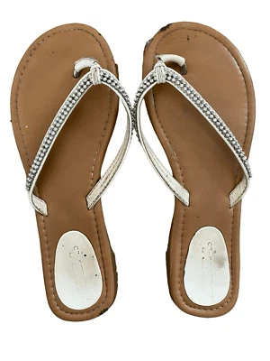 Sandalias chanclas con adornos de diamantes de imitación Soda Foto 1 de 4