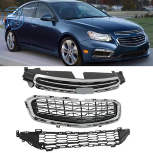 Conjunto de parrilla delantera cromada para Chevrolet Cruze 2016 Cruze Limited 2015 - Imagen 1 de 12
