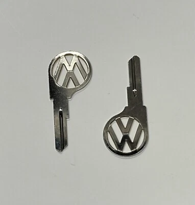 VW  KEY BLANK SET OF 2 (PAIR)  K PROFILE 1967-1970 VOLKSWAGEN T1 BUG BEETLE - Image 1 of 2