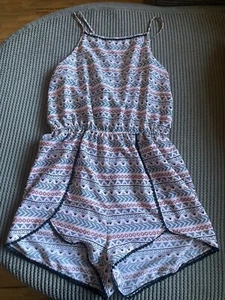 Older Girls Shorts Playsuit Bundle Size 14-15 & 15. Multi & Cream - Picture 1 of 7