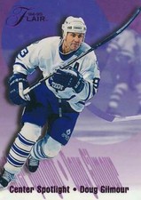 1994-95 Flair CENTER ICE SPOTLIGHT #3 DOUG GILMOUR - Toronto Maple Leafs