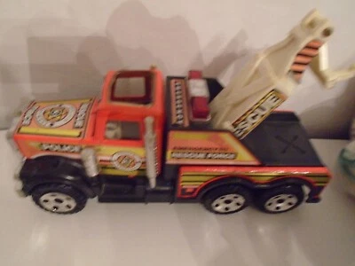 Vintage 1989 Buddy L Rescue Force Police Department Tow Truck 11" READ - Image 1 of 4