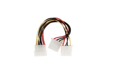 Value Line 0.15 Meter 4-Pin Molex Power Splitter (Molex Male - 2x Molex Female) - Image 1 of 2