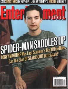 Entertainment Weekly July 25 2003 Tobey Maguire Spider-Man 012819AME2 - Picture 1 of 1