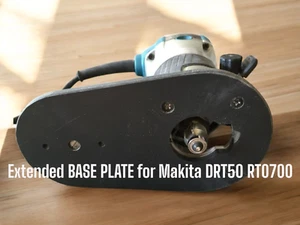 Makita 18V Router Trimmer RT0700 DRT50 Extended BASE PLATE - Picture 1 of 2