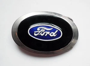 Fibbia per cintura in metallo vintage Ford Script Logo Motor Company - Foto 1 di 2