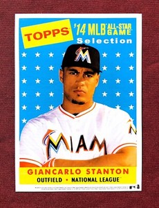 GIANCARLO STANTON 2014 TOPPS MLB ALLSTAR GAME SELECTION JUMBO PROMO LTD FANFEST