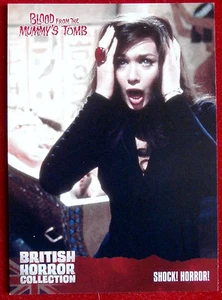 BRITISH HORROR - Tarjeta #08 - Sangre de la tumba de la momia - ¡CONMOCIÓN! ¡HORROR! - Imagen 1 de 2