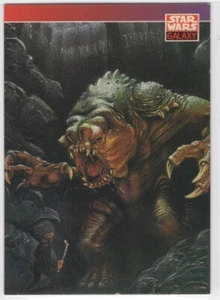  1993 Star Wars Galaxy 1 #117 Luke fights Rancor Pitt Jabba's Trading Card  - Picture 1 of 2