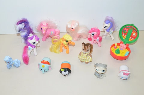 MY LITTLE PONY POLLY POCKET Mixed Lot Girls Toys Calico Critters Figurines Cover