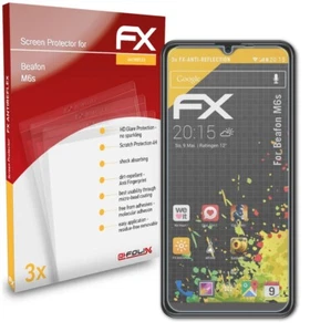 atFoliX 3x Protezione Pellicola dello Schermo per Beafon M6s opaco&antiurto - Picture 1 of 9