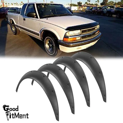 Para Toyota Hilux Guardabarros Acampanado Duradero Extra Ancho Arcos de Rueda Moldura Negro Foto 1 de 4