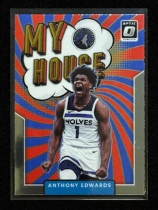 2021-22 Panini Donruss Optic - My House Anthony Edwards #9 TIMBERWOLVES - Picture 1 of 4
