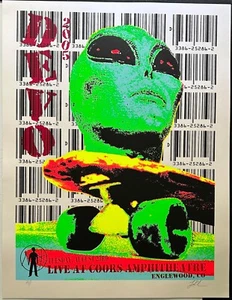 Póster DEVO, 2005 Colorado firmado A/P por Lindsey Kuhn - Imagen 1 de 1