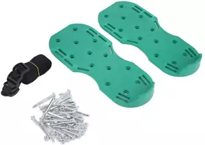 Multi Lawn Aerator Shoes Heavy Duty Spiked Aerating Lawn Sandals Garden Yard Law - Picture 1 of 9