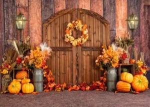 7x5ft Fall Thanksgiving Backdrop Thanksgiving Photo Backdrop Autumn Pumpkin P... - Picture 1 of 6