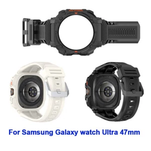 For Samsung Galaxy Watch Ultra 47mm Watch Wristband Silicone Band Accessories - Picture 1 of 22