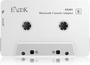 Elook Ricevitore Audio Auto, Ricevitore Cassetta Bluetooth Nastro Adattatore Aux Bianco - Foto 1 di 8