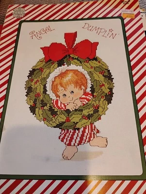 Angel Dumplin Designs by Gloria & Pat Cross Stitch Pattern Leaflet 1983 Book 20 - Image 1 of 4