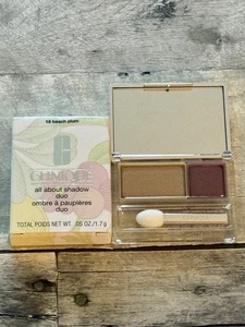 Clinique All About Shadow Eyeshadow Duo #18 Beach Plum - Picture 1 of 7