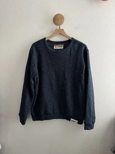 Mollusk California Herren Sweatshirt Navy Meliert Größe M - Bild 1 von 8