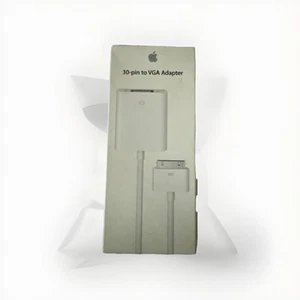 ADATTATORE ORIGINALE APPLE 30 PIN A VGA MC552ZM/B - Foto 1 di 4
