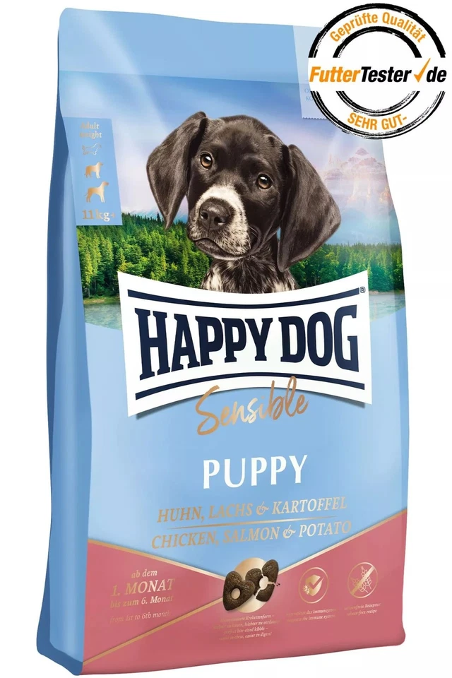 Happy Dog Supreme Young -  Sensible Puppy Lachs & Kartoffel 4 kg - Bild 1 von 1