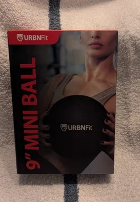 URBNFit Small Exercise Ball  9 inch Mini Pilates, Yoga, Barre PT Ball - NEW BLK - Image 1 of 2