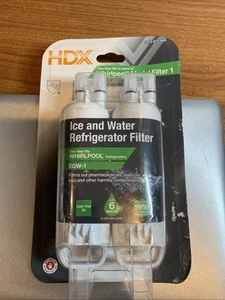 2 pack HDX EQW-1 Refrigerator Water Filter 1010 871 993 - Picture 1 of 1