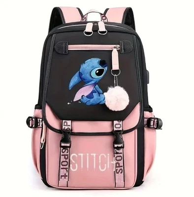 Mochila Disney’s Stitch. Cuenta con compartimento para portátil, ¡nuevo! Foto 1 de 2
