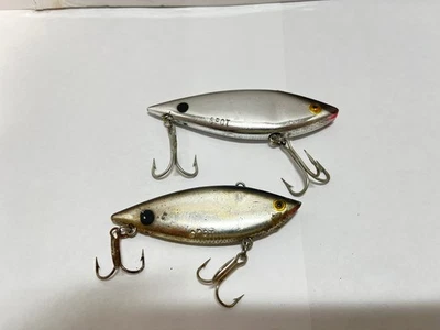 2 Cordell Spot One Knocker Lures Chrome Black Color - Image 1 of 3