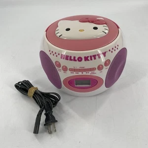 Hello Kitty Sanrio Vintage tragbarer Stereo CD Player Radio Bluetooth Ghettoblaster - Bild 1 von 13