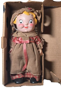 Vintage Colonial Campbell Soup Kid Girl 10" Puppe mit Original Bestellformular & Box - Bild 1 von 8