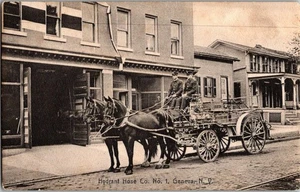 Cartolina Ginevra New York c1910 Tubo Rotografo Vigili del Fuoco KL11 - Foto 1 di 2