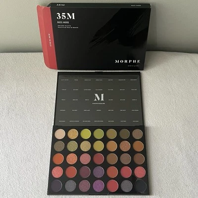 Morphe 35M Boss Mood Artistry Eyeshadow Palette 35 Shades New In Box - Image 1 of 3