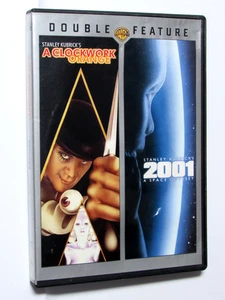 A Clockwork Orange/2001 Space Odyssey LIKE-NEW (DVD Double Feature) Kubrick FREE - Picture 1 of 3