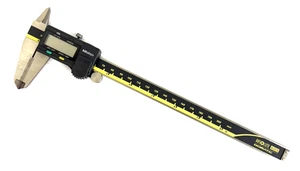 8" CALIPER DIGIMATIC W/SPC OUTPUT + OD CARB JAWS MITUTOYO 500-176-30 - Picture 1 of 9