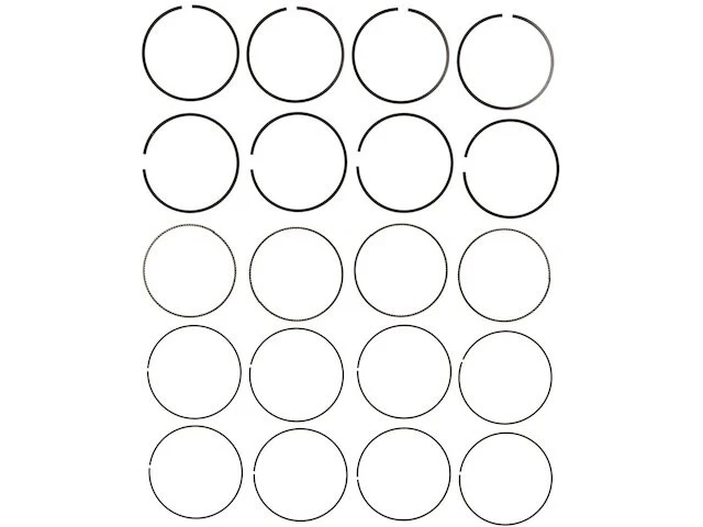 Juego de anillos de pistón 42BGQP15 para Altima Frontier Pathfinder Rogue Select Sentra 2007 Foto 1 de 1