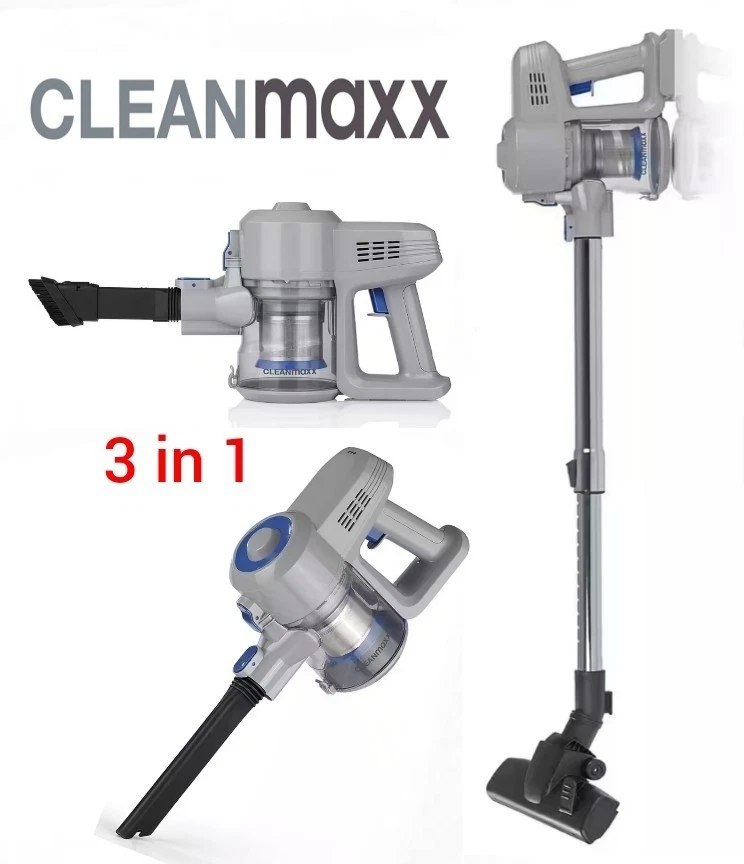 Cleanmaxx Zyklon Staubsauger Stielstaubsauger Handstaubsauger kabellos beutellos - Bild 1 von 4