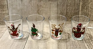 Scooby Doo Schnapsglas Urlaub Weihnachten 4er Set - Bild 1 von 5