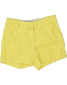 J. CREW Womens Chino Shorts US 0 XS W27 Yellow Cotton CN66 - Picture 1 of 3