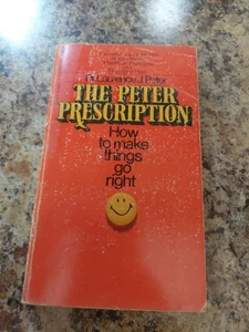 The Peter Prescription by Dr. Lawrence Peter 1973 10th print Bantam Paperback - Picture 1 of 6