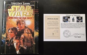 Star Wars: Specter of the Past (1997) 1st Print SIGNED Timothy Zahn Notarized - Picture 1 of 24