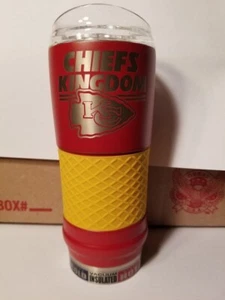 NEW!! NFL Kansas City Chiefs 18oz "Draft" Insulated Tumbler - Rally Cry - Picture 1 of 3
