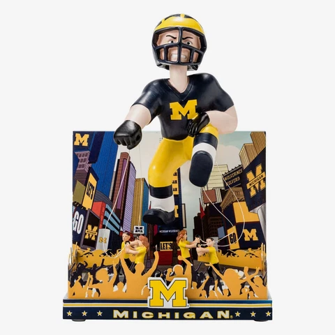 Biff Michigan Wolverines Thanksgiving Mascot Bobblehead NCAA College Cover